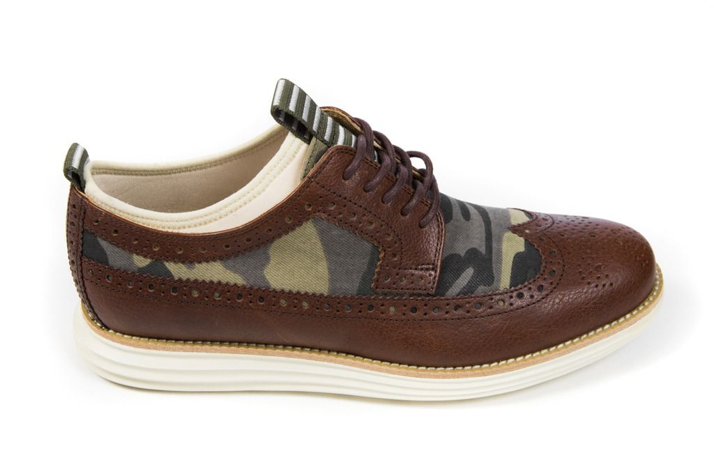 cole haan camo wingtips